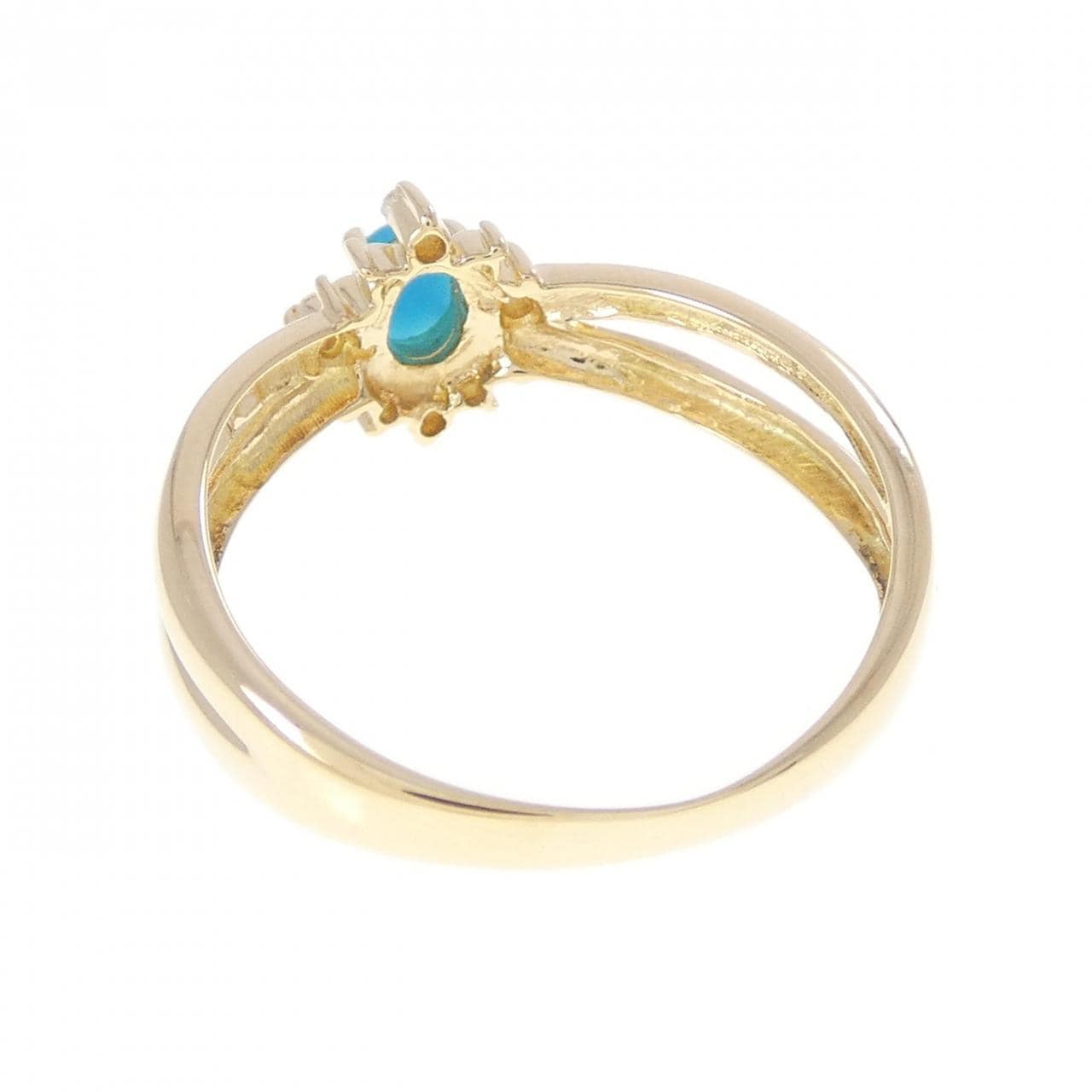 K18YG ターコイズ リング