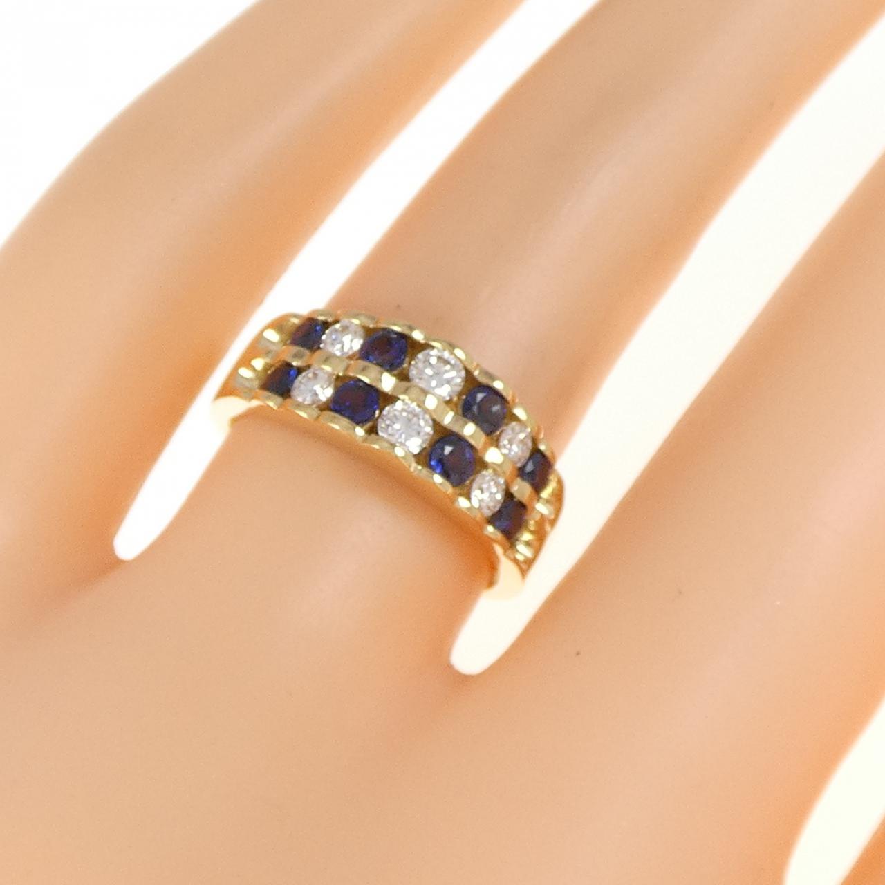 ミキモト サファイヤ リング 0.58CT