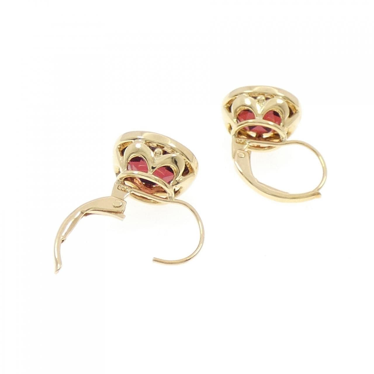 K18YG ガーネット ピアス