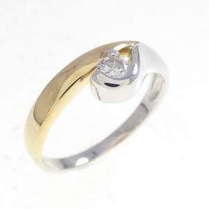 K18WG/K18YG ダイヤモンド リング 0.12CT