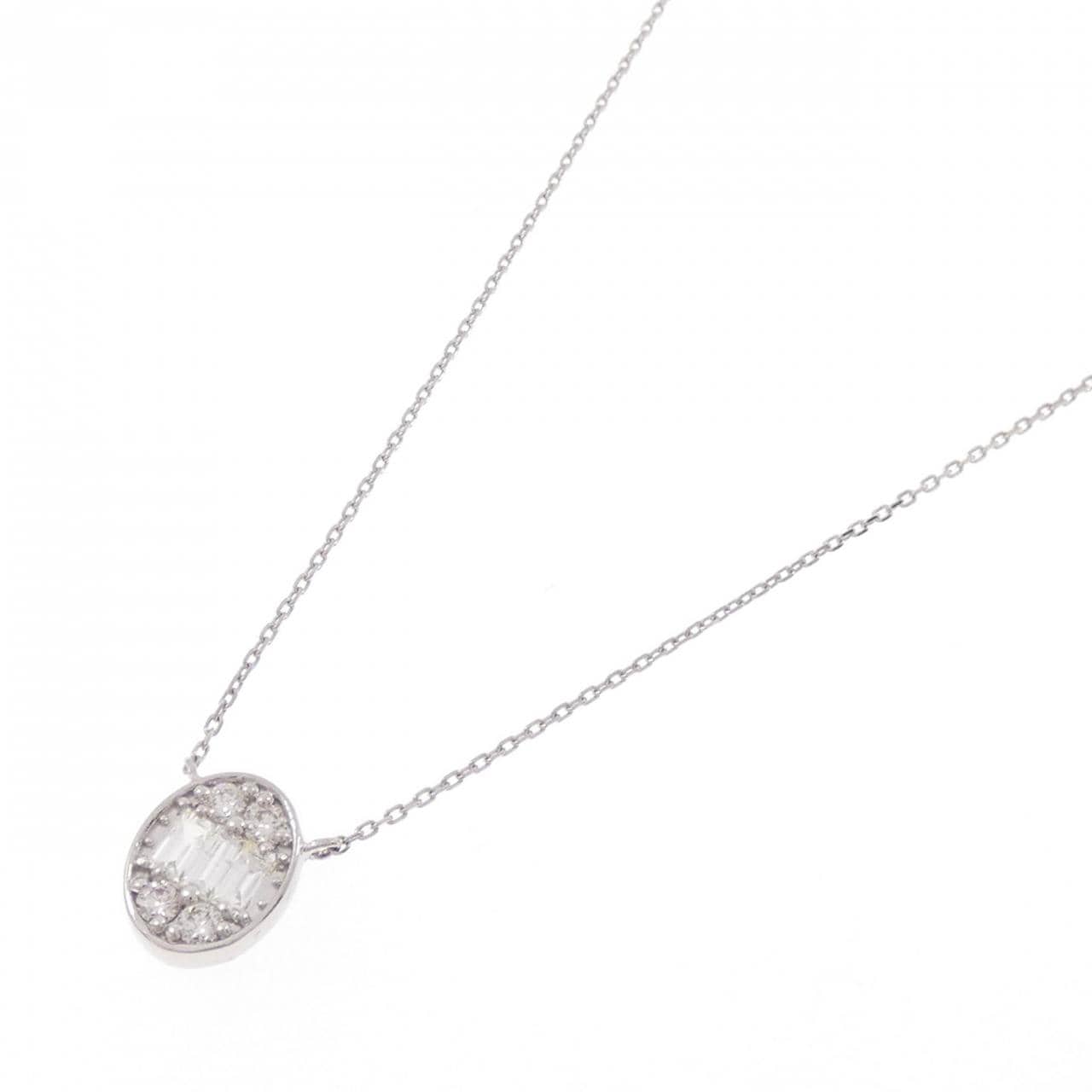【新品】PT ダイヤモンド ネックレス 0.30CT