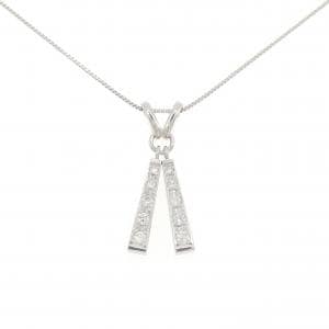 PT900/PT850 ダイヤモンド ネックレス 0.30CT