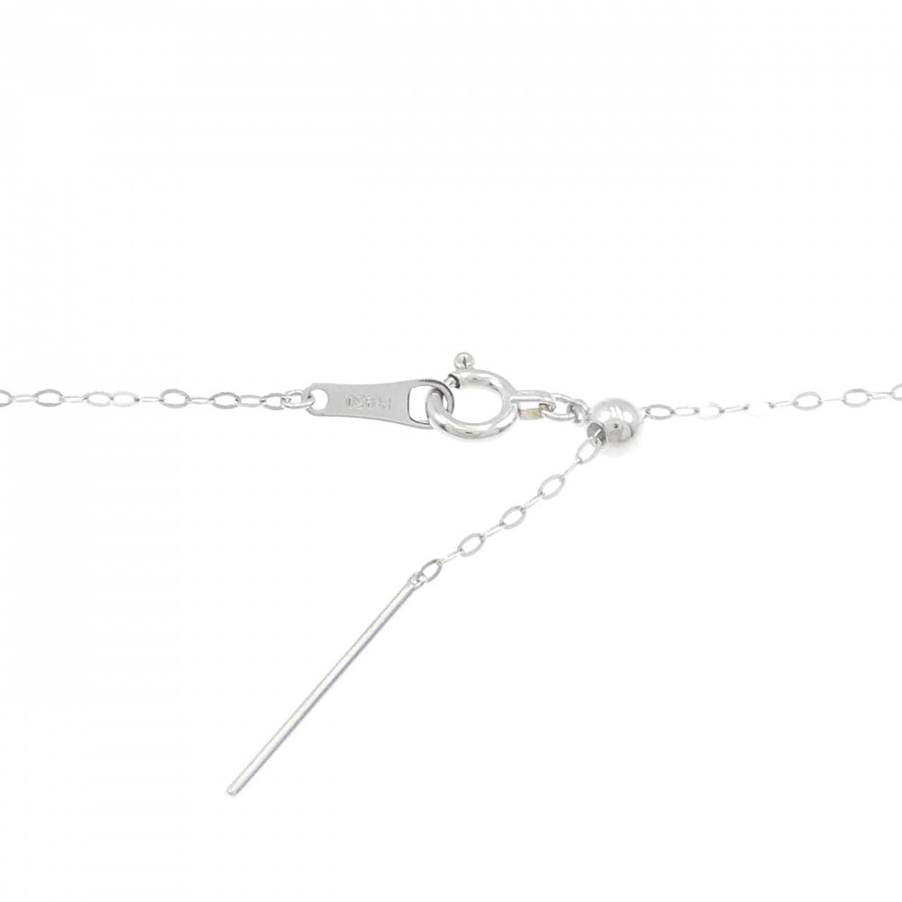 PT950 ソリティア ダイヤモンド ネックレス 0.40CT