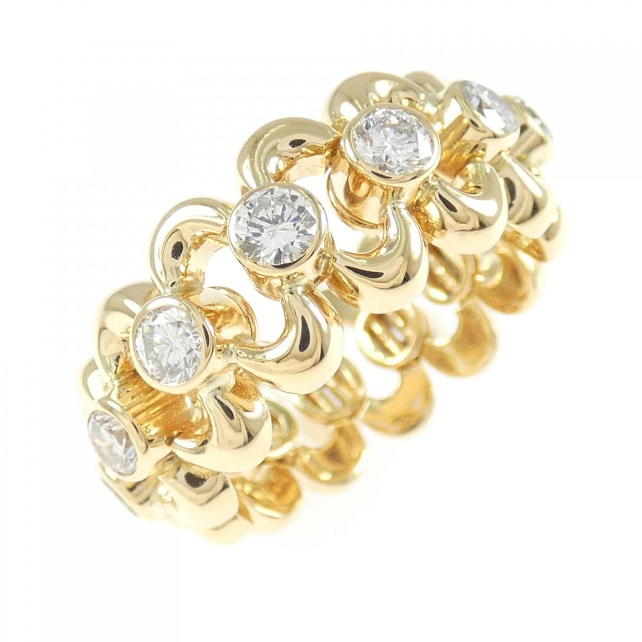 750YG ダイヤモンド リング