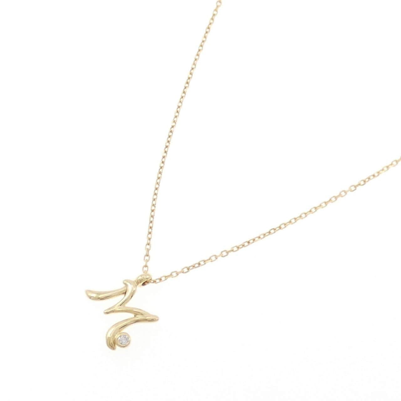 ポンテヴェキオ イニシャル ネックレス 0.01CT