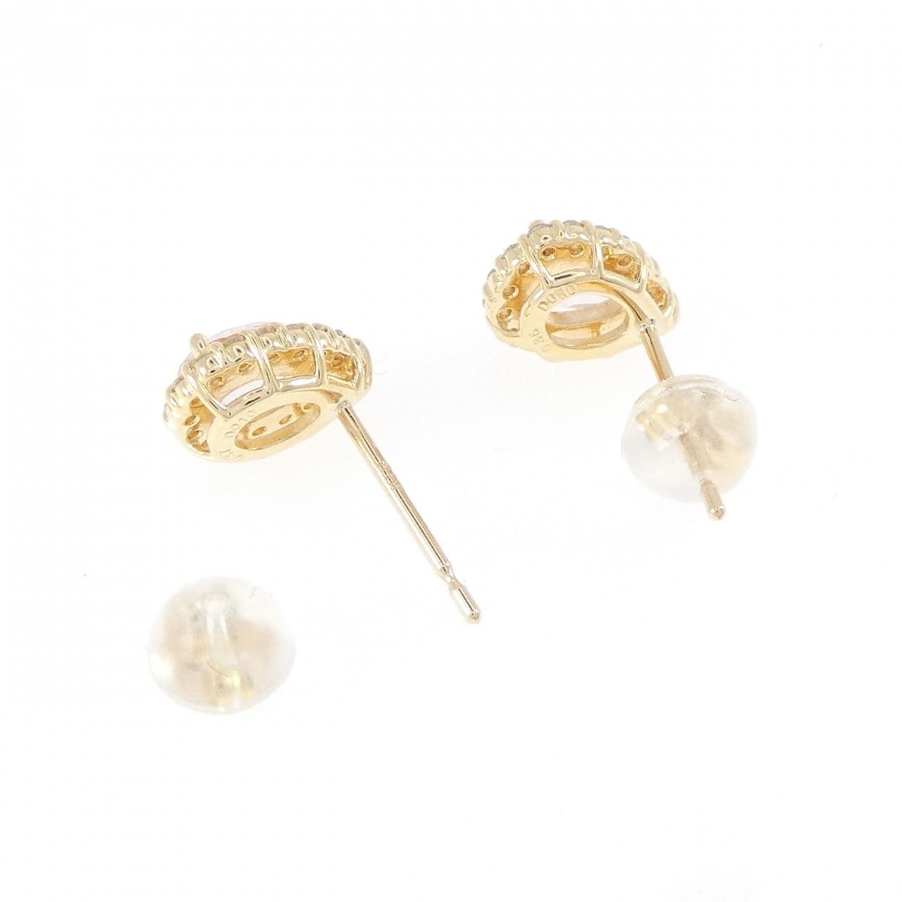 K18YG モルガナイト ピアス 0.73CT