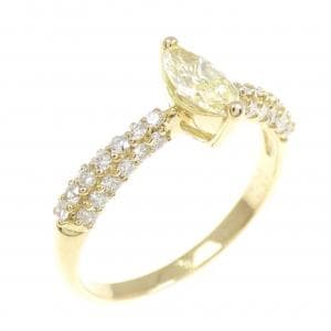 K18YG ダイヤモンド リング 0.33CT