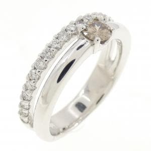 K18WG ダイヤモンド リング 0.48CT