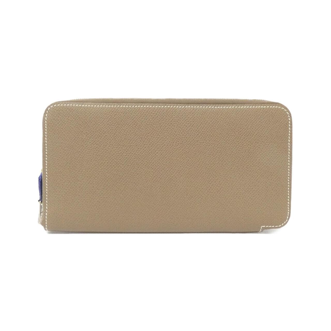 HERMES SANGLES Silk in Classic 063636CK Wallet