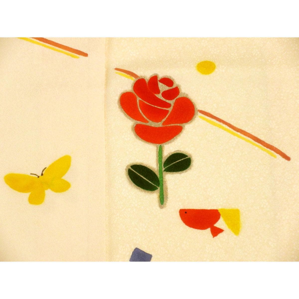 【未使用品】訪問着　市川純一郎　クレパスカラー