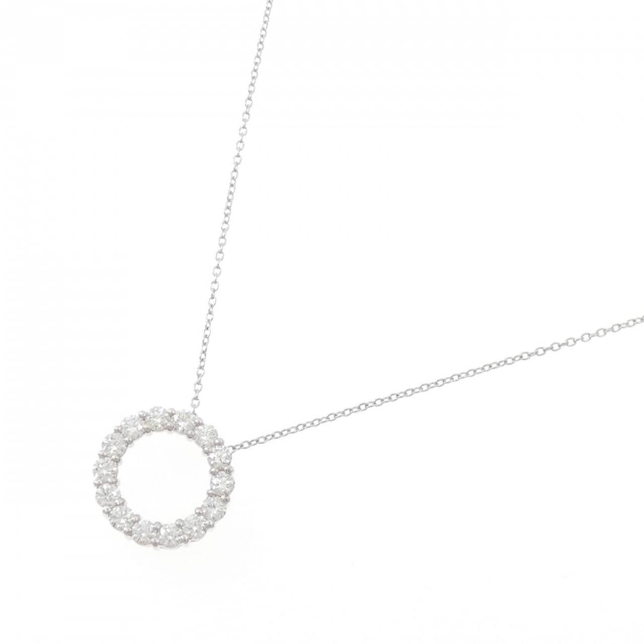 PT900/PT850 ダイヤモンド ネックレス 1.00CT
