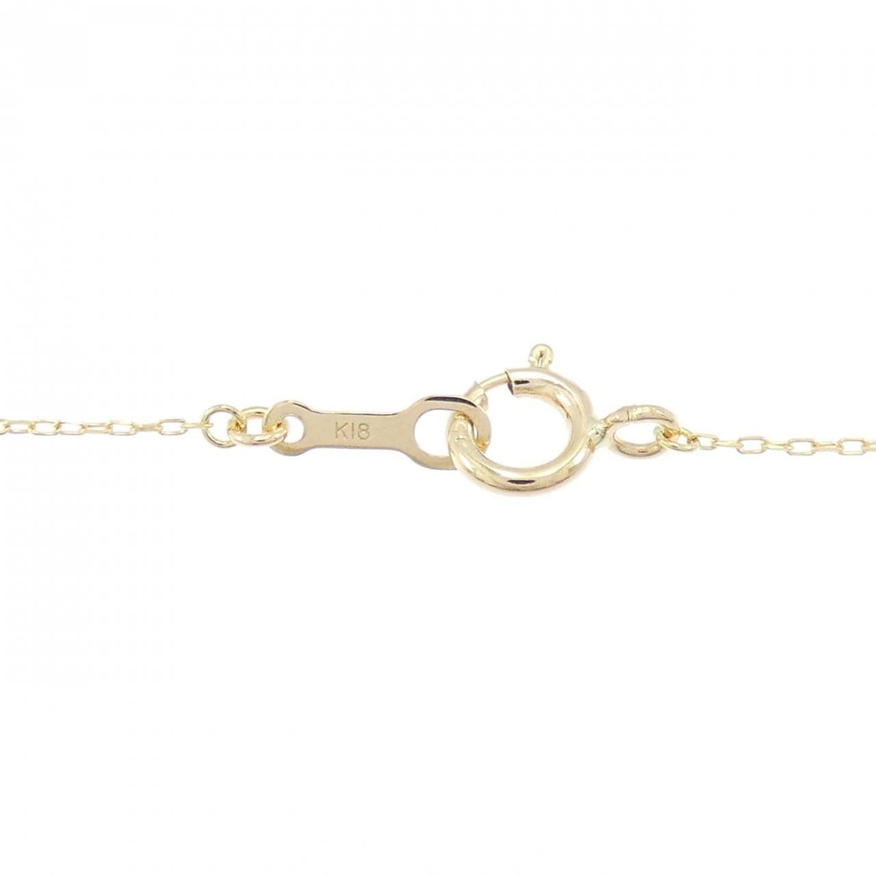 K18YG ダイヤモンド ネックレス 0.05CT