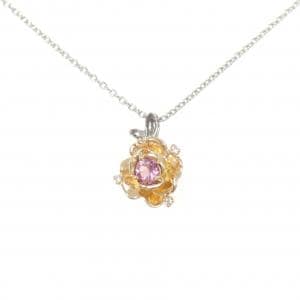 K18PG/K18WG トルマリン ネックレス 0.210CT