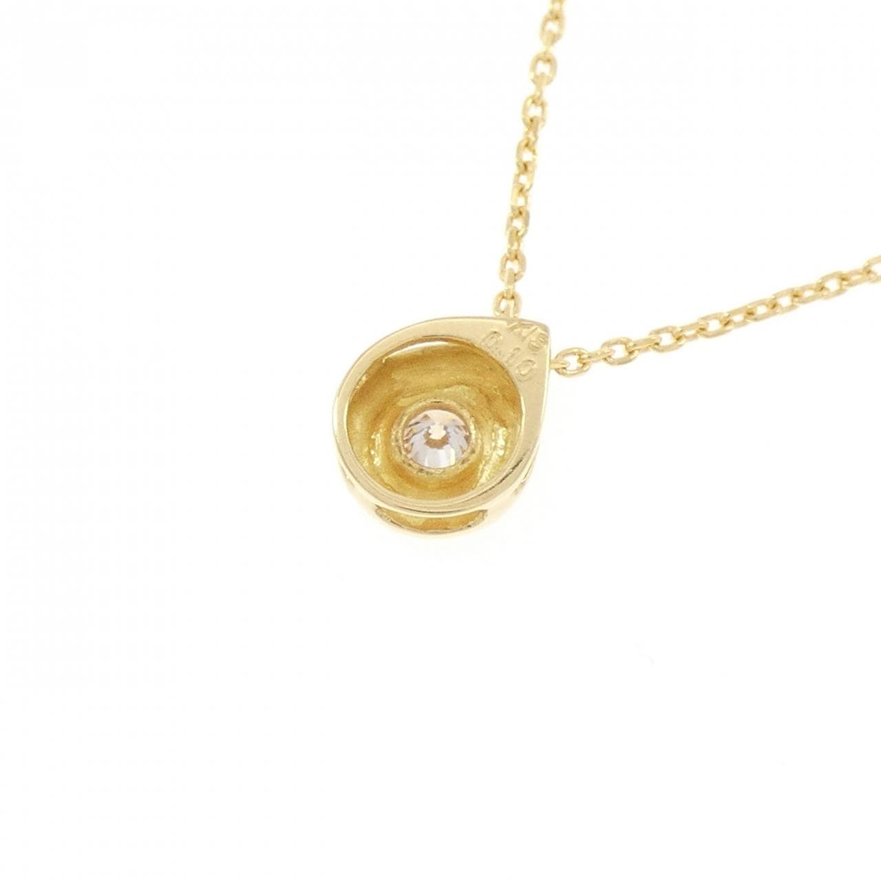 K18YG ダイヤモンド ネックレス 0.10CT