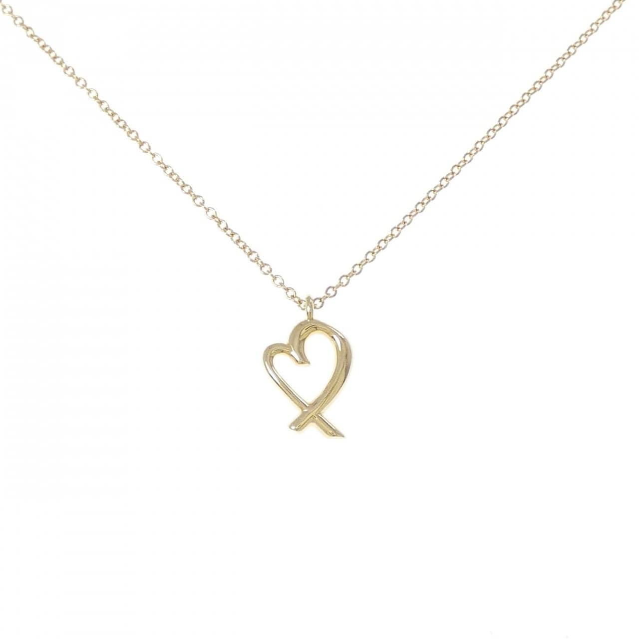 ティファニー ラビングハート ネックレス