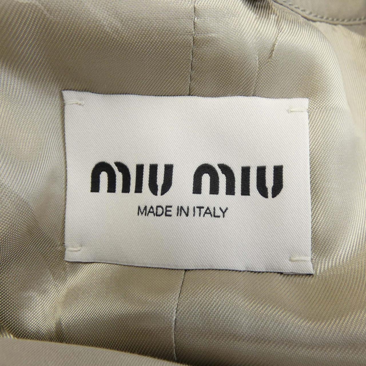 ミュウミュウ MIU MIU MIU MIU ロゴ MS2003 SOOO 12NS トレンチコート