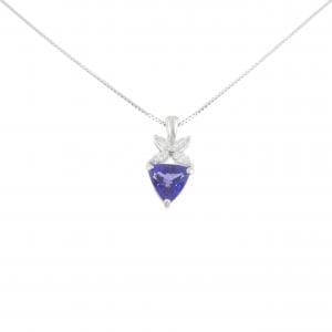 PT900/PT850 タンザナイト ネックレス 1.88CT