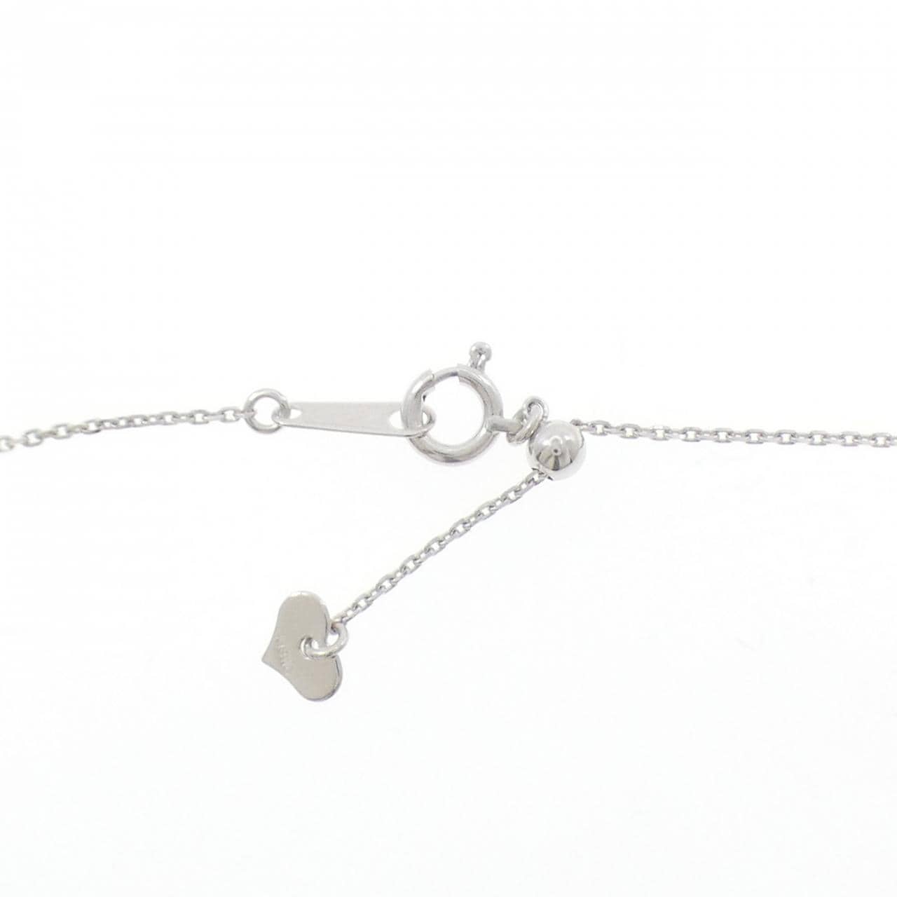 K18WG ダイヤモンド ネックレス 0.326CT D IF 3EXT