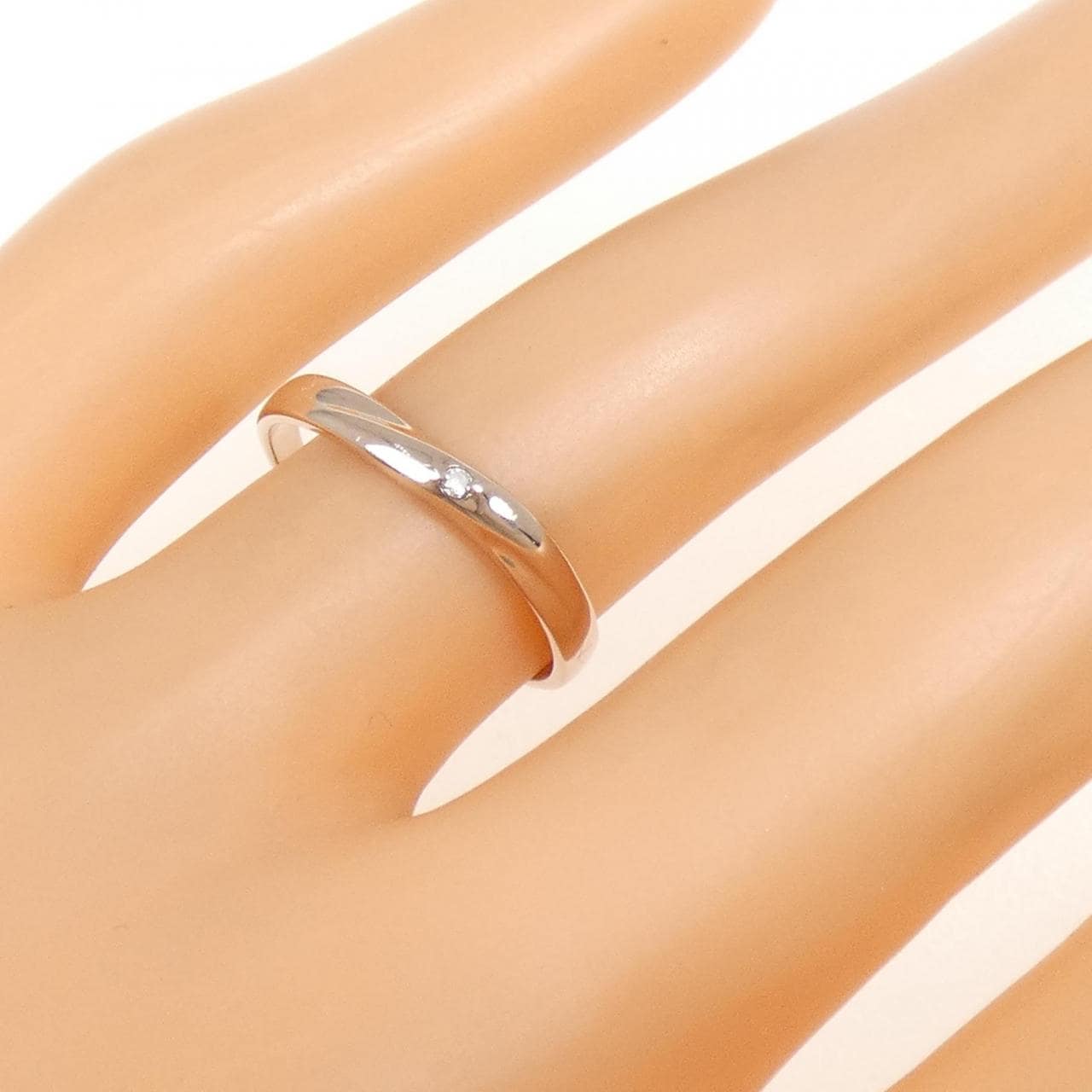 K10PG ダイヤモンド リング 0.01CT