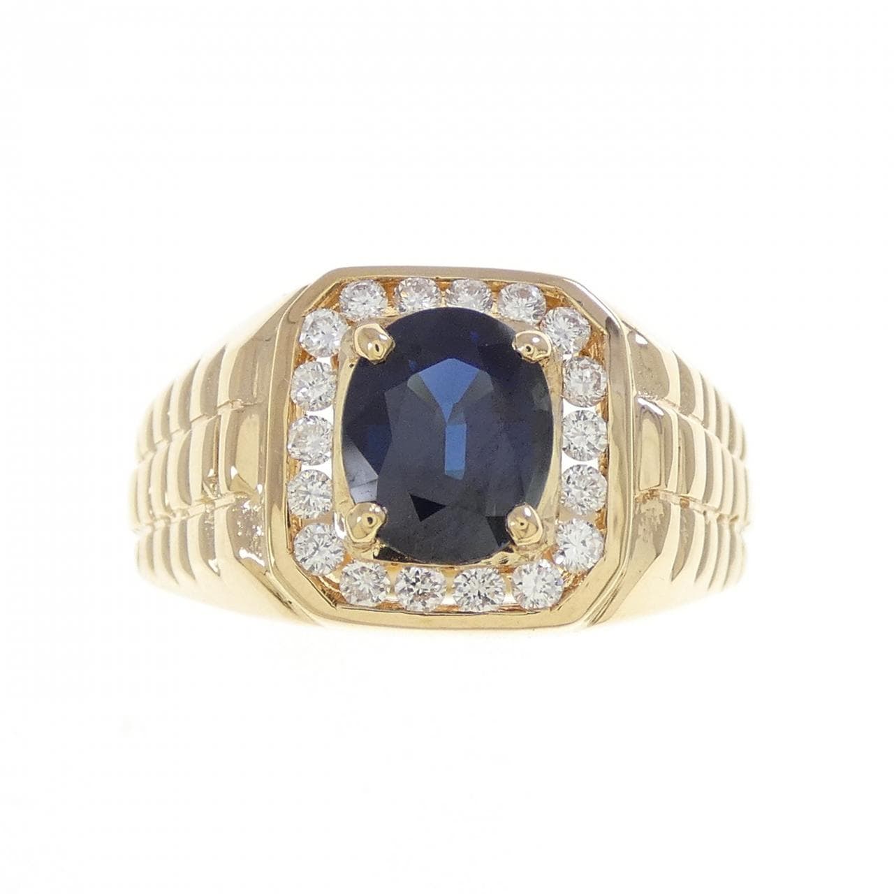 18KYG サファイヤ リング