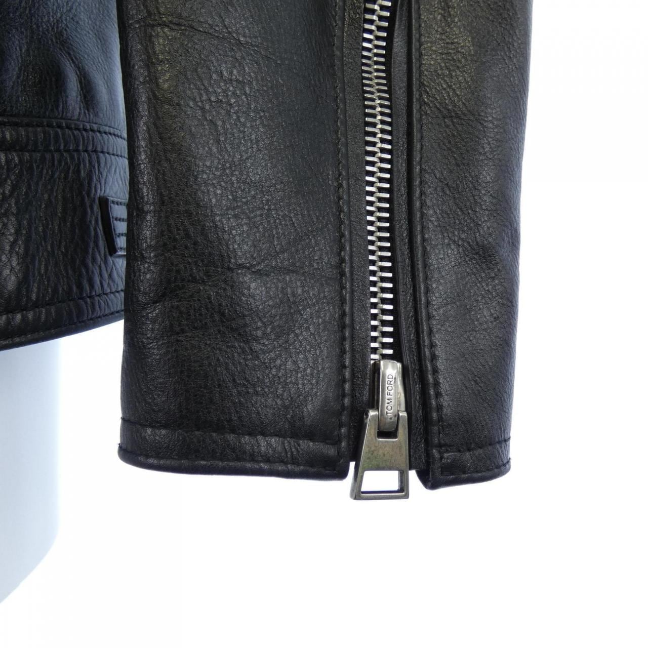 トムフォード TOM FORD BT400 TFL721 レザーライダースジャケット
