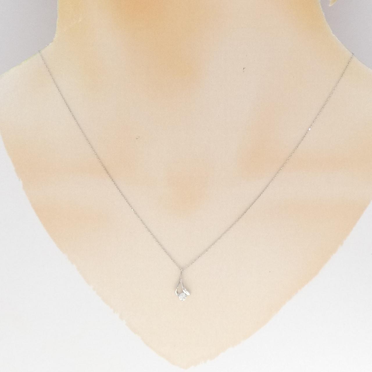 PT900/PT850 ダイヤモンド ネックレス 0.08CT