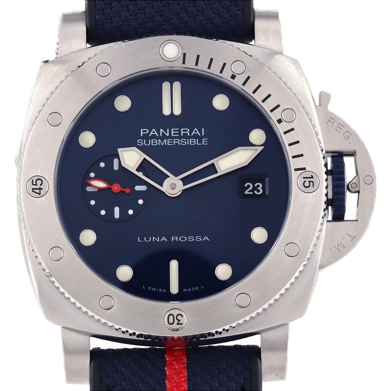 PANERAI Submersible Quaranta QUATTRO Rossa PAM01391 SS Automatic