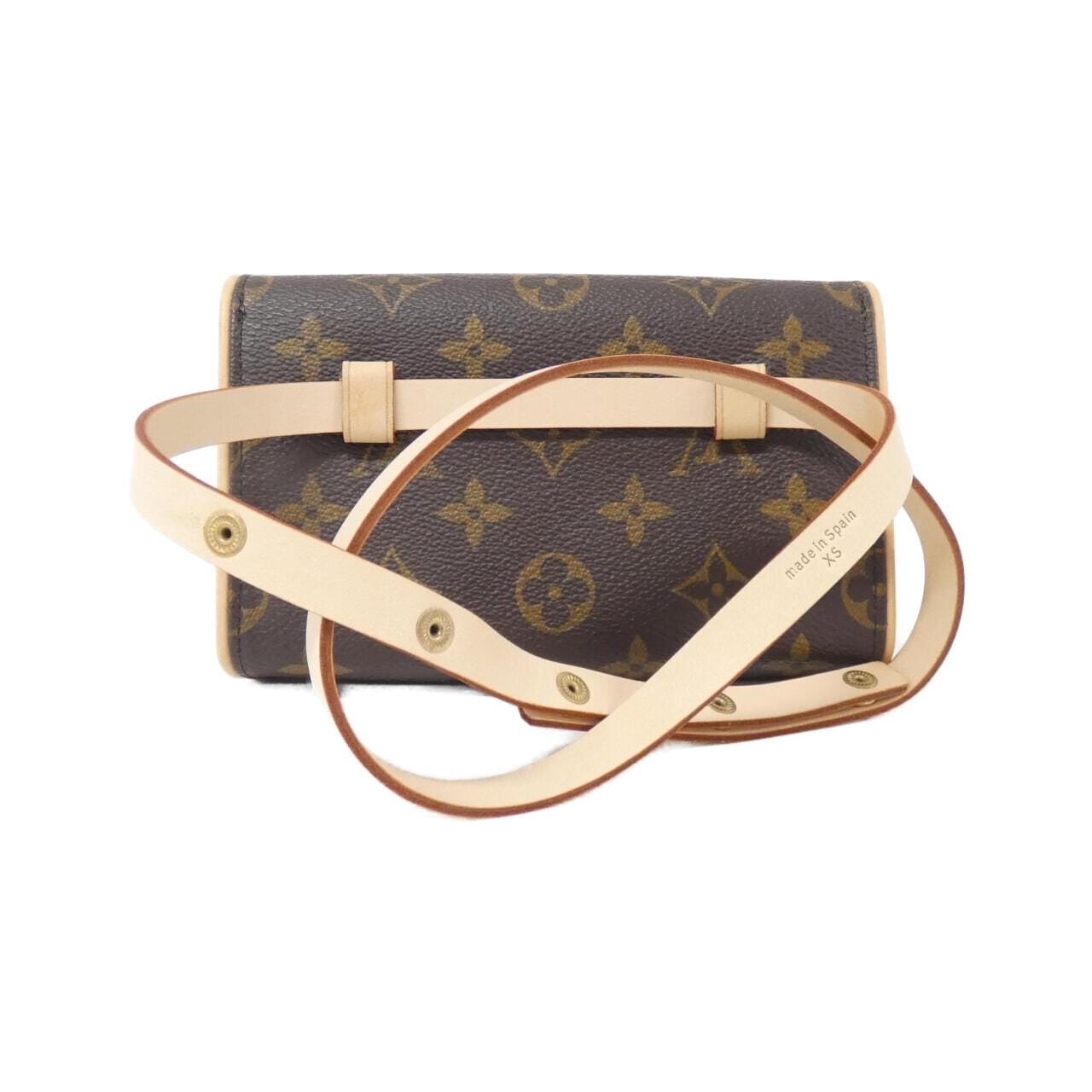 [vintage] LOUIS VUITTON Monogram Pochette Florentine XS M51855+M67303 Waist Bag