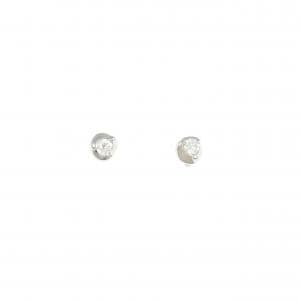 PT900 ダイヤモンド ピアス 0.06CT