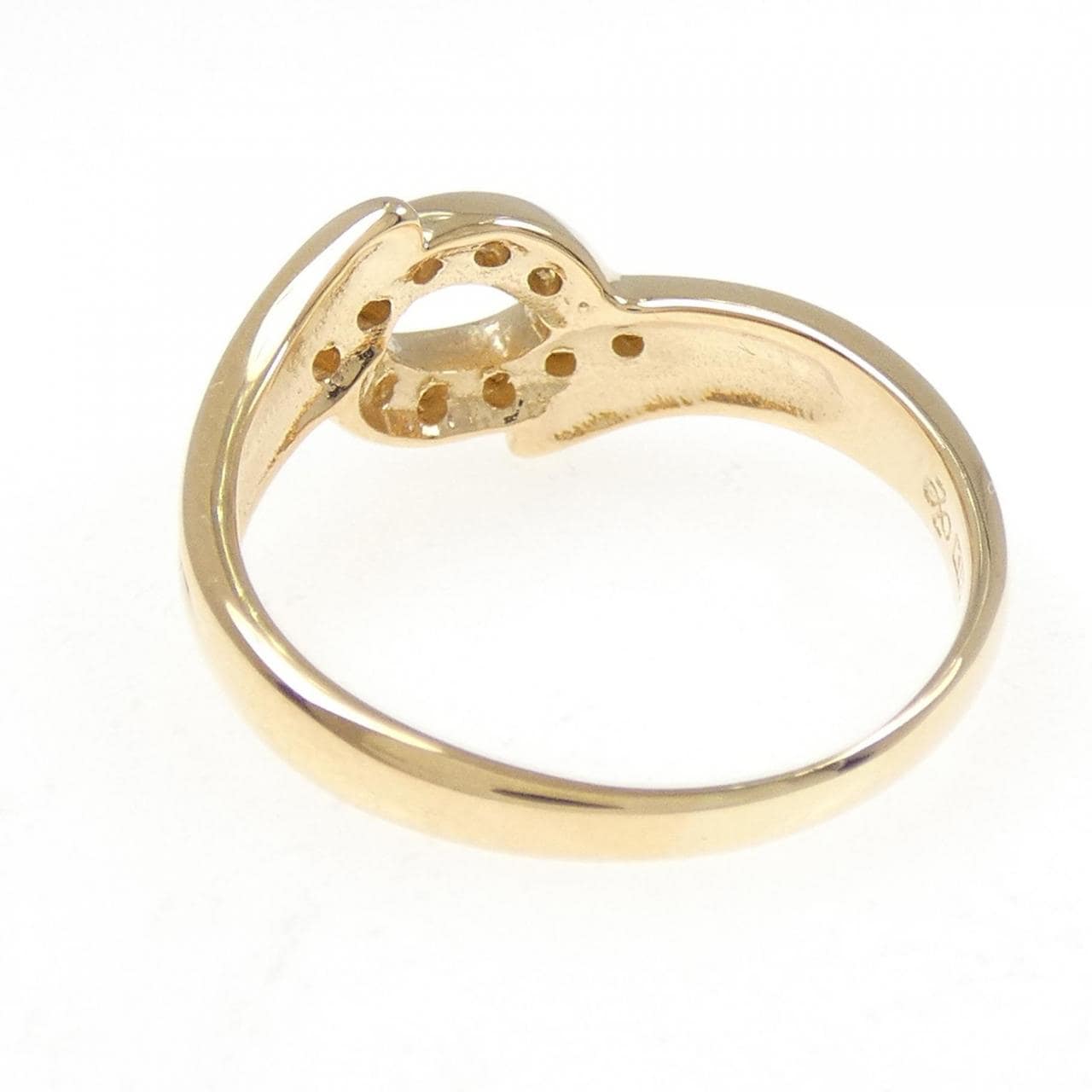 K18YG ダイヤモンド リング 0.10CT