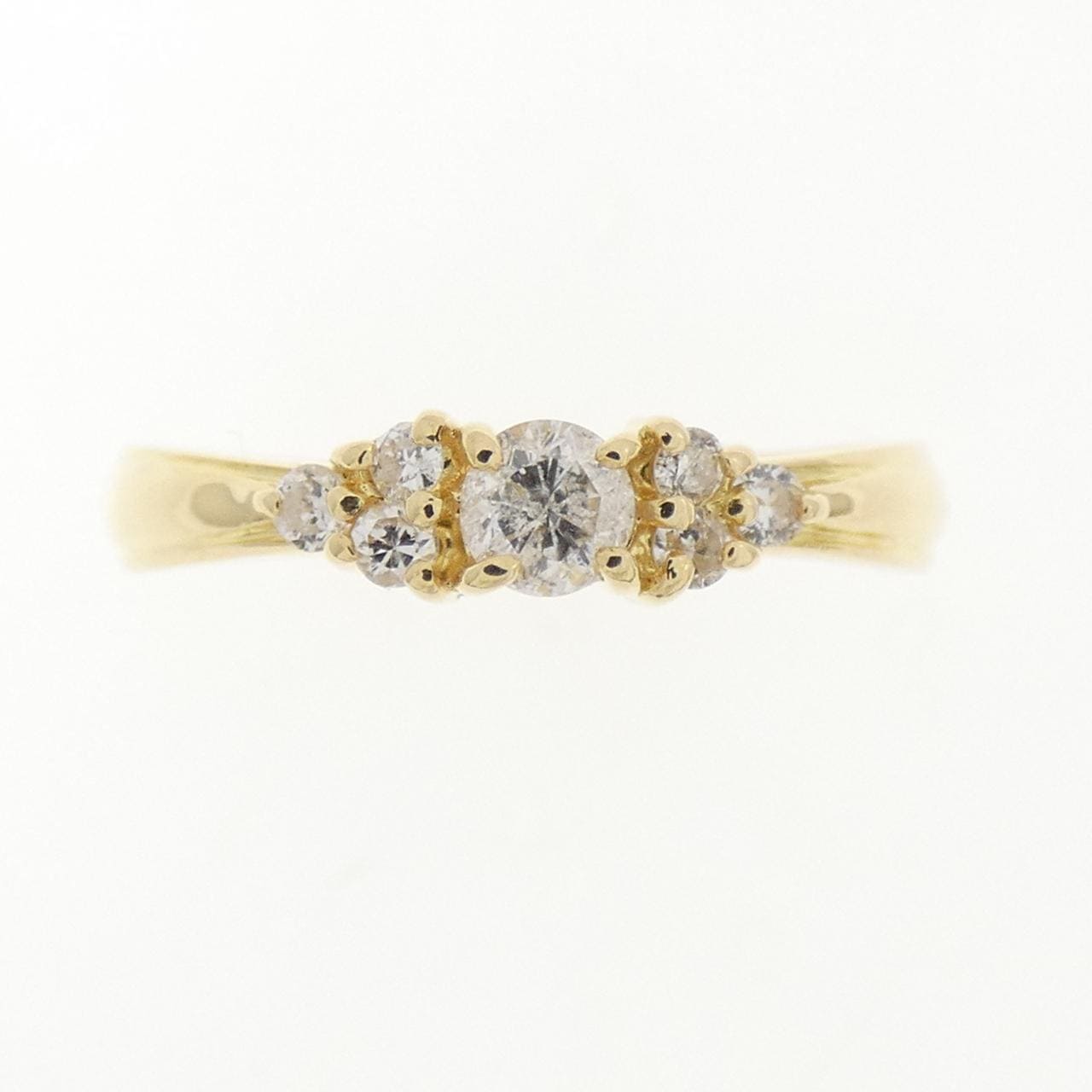 K18YG ダイヤモンド リング 0.19CT