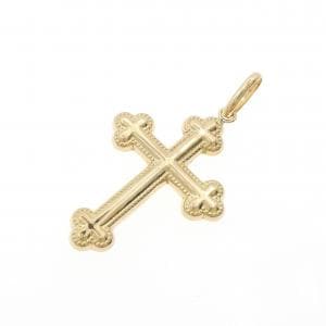 【新品】K18YG クロス ペンダント