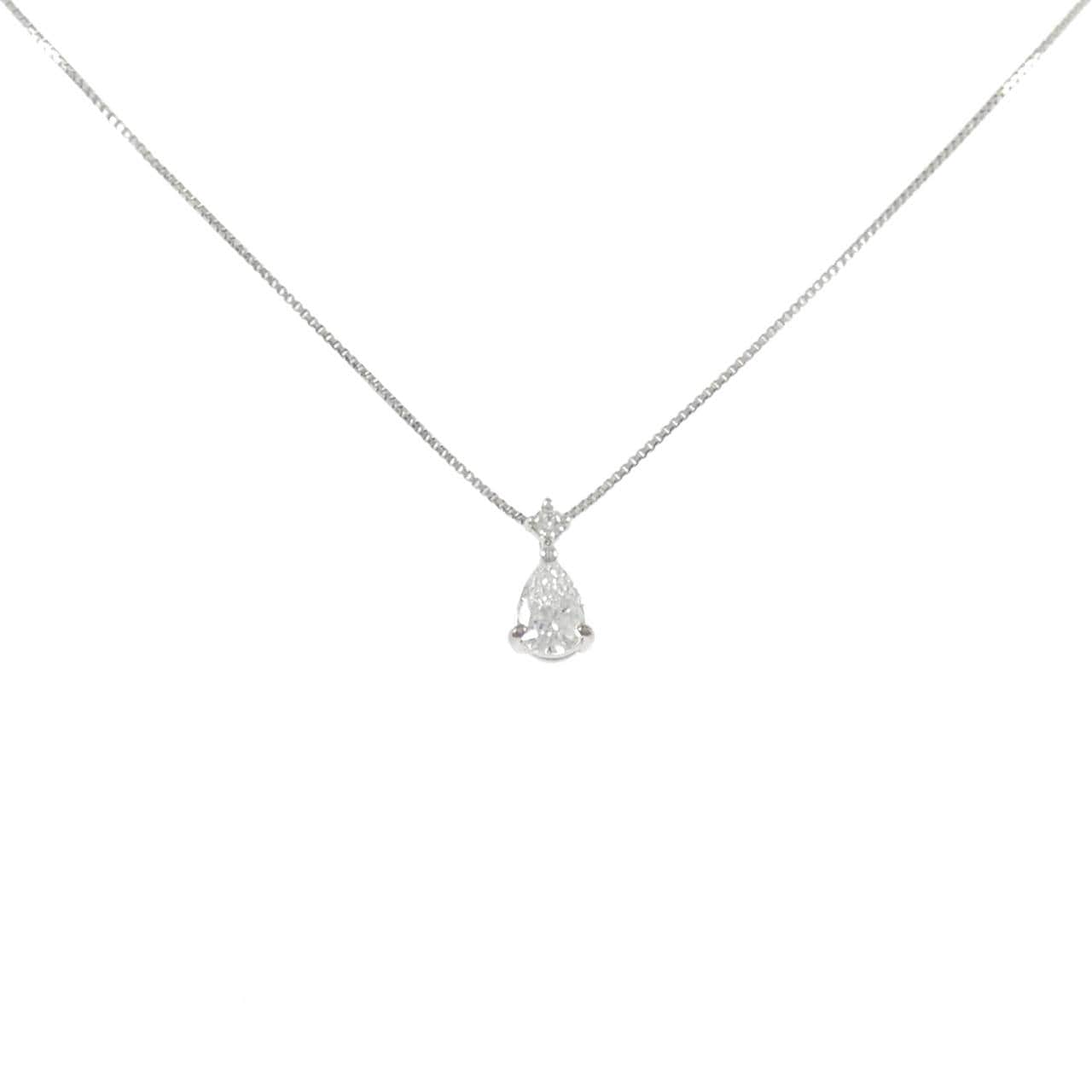 PT999/PT850 ダイヤモンド ネックレス 0.30CT