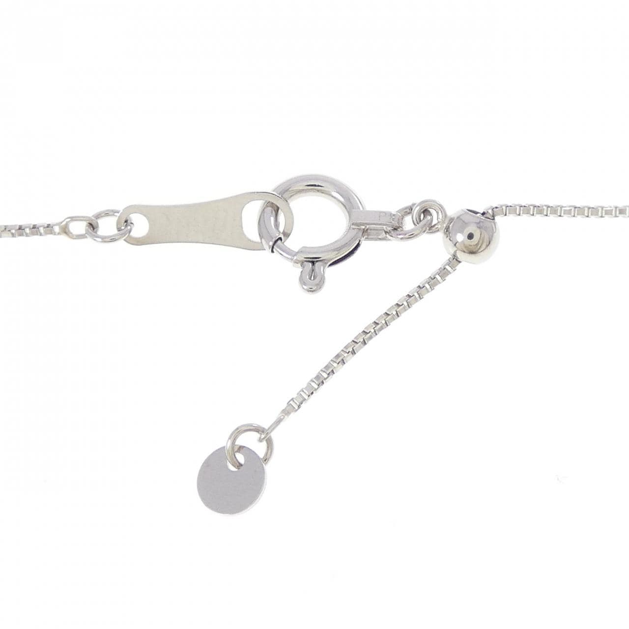 PT900/PT850 エメラルド ネックレス 0.23CT