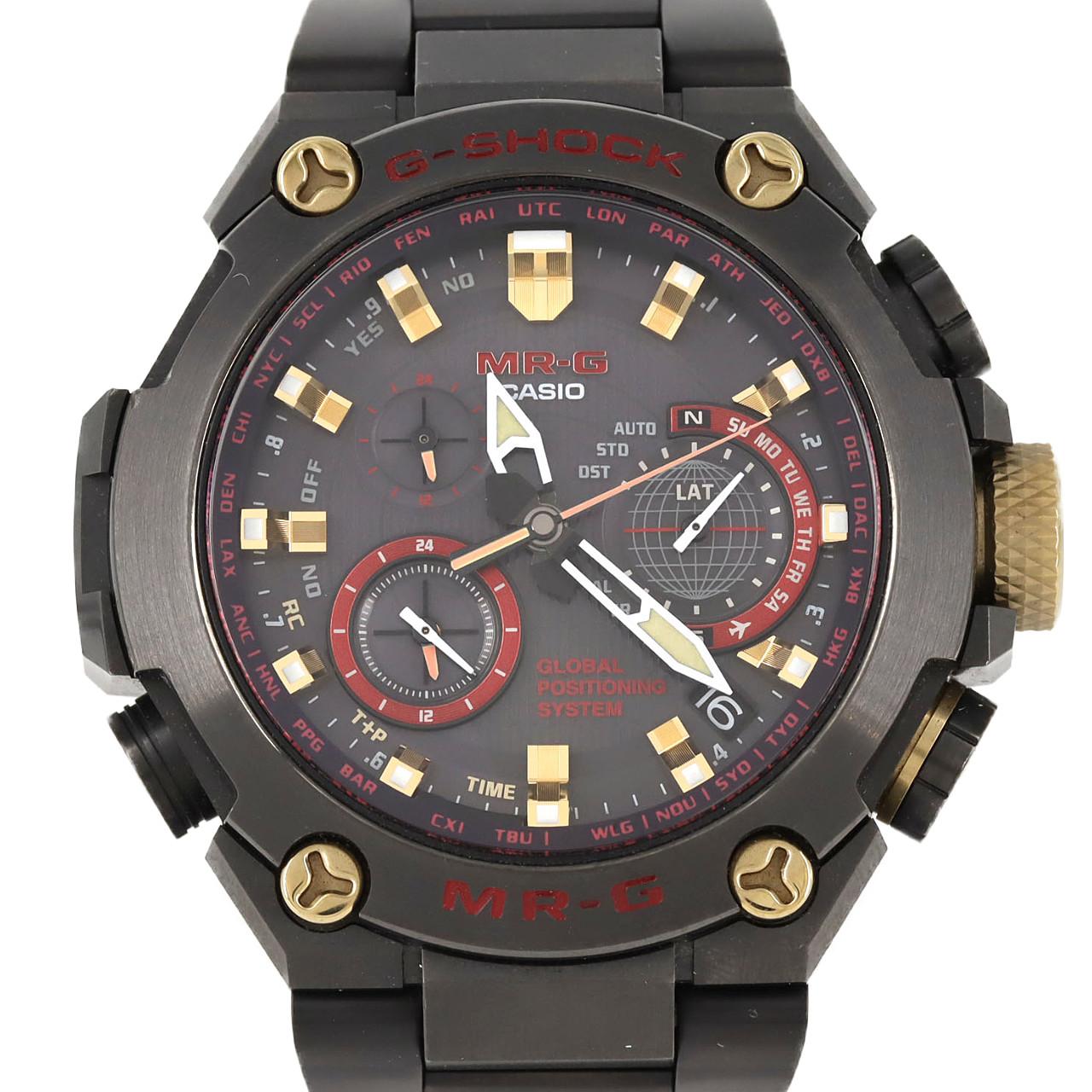 カシオ G-SHOCK･MR-G GPS 電波時計 MRG-G1000B-1A4JR TI ソーラークォーツ