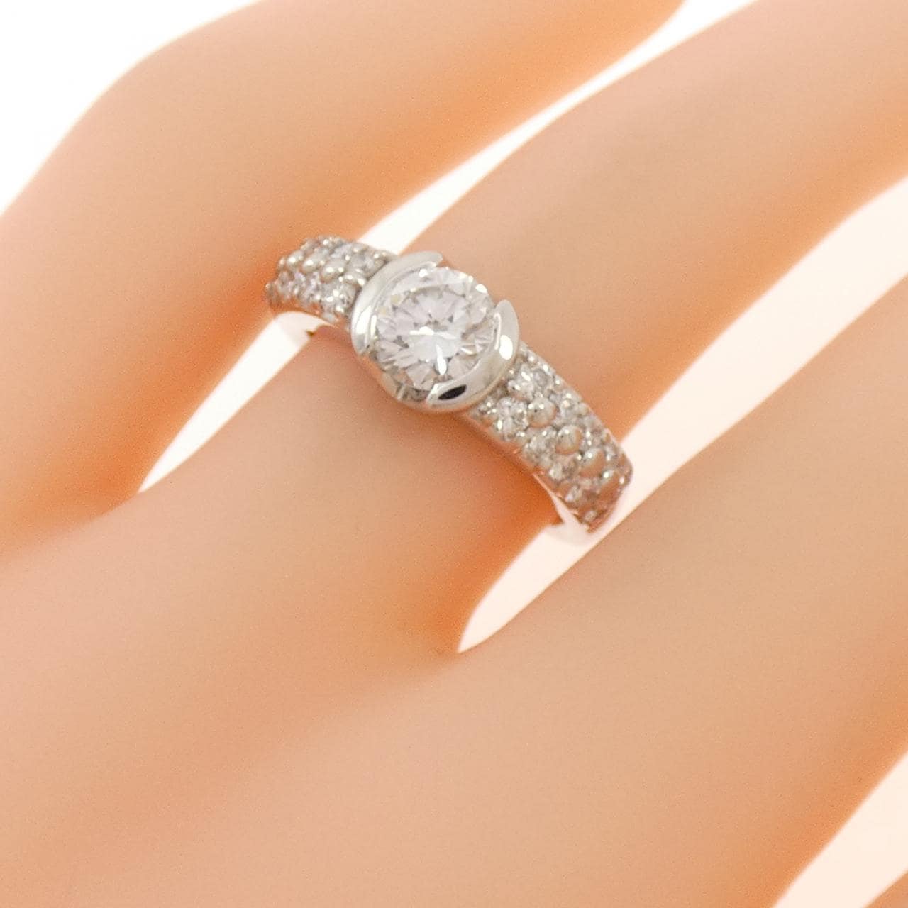 PT900 ダイヤモンド リング 0.495CT
