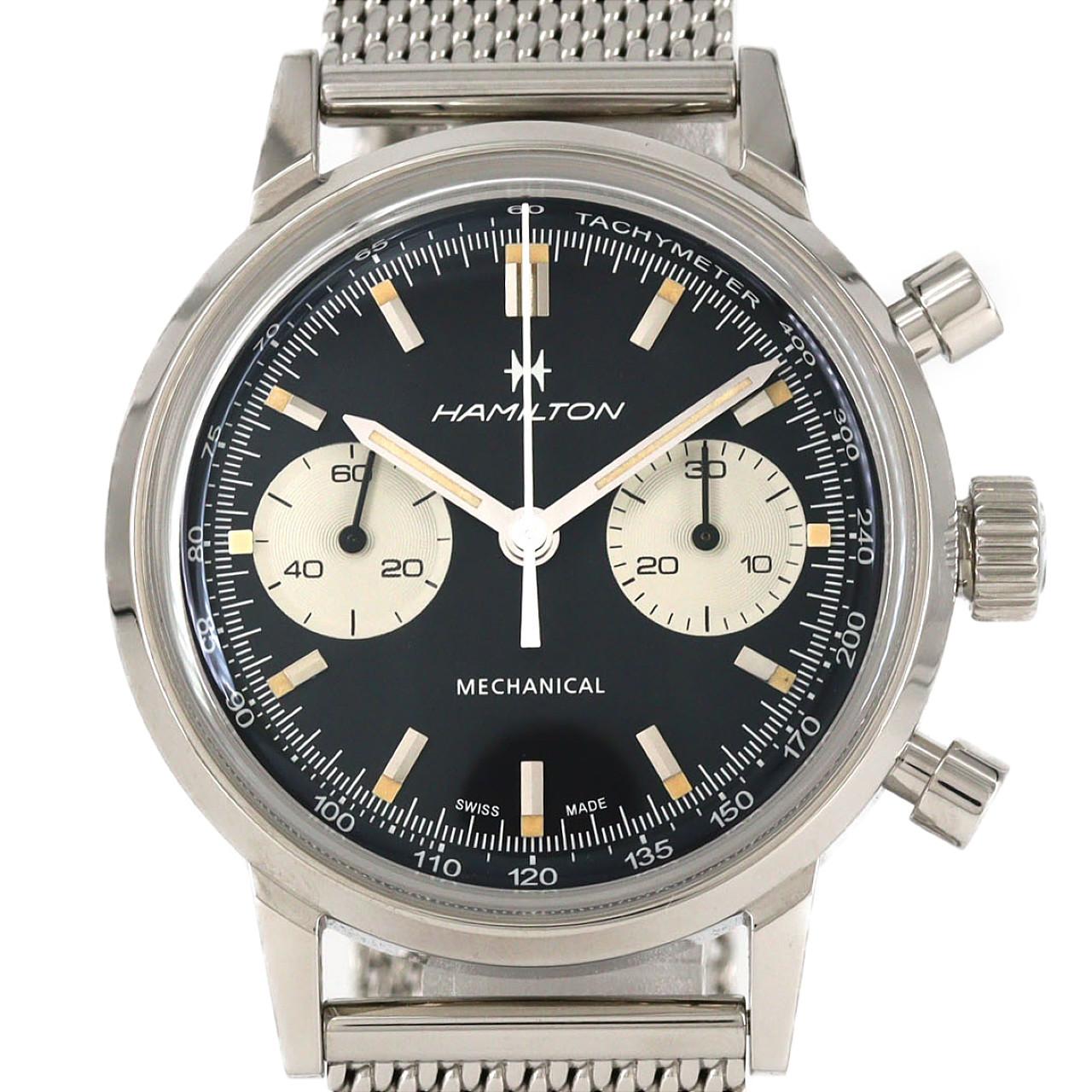 【ノーメンテナンス還元価格】ハミルトン イントラマティッククロノグラフH H384290/H38429730 SS 手巻