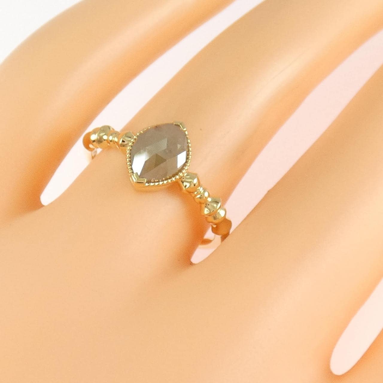 K18YG ダイヤモンド リング 0.87CT