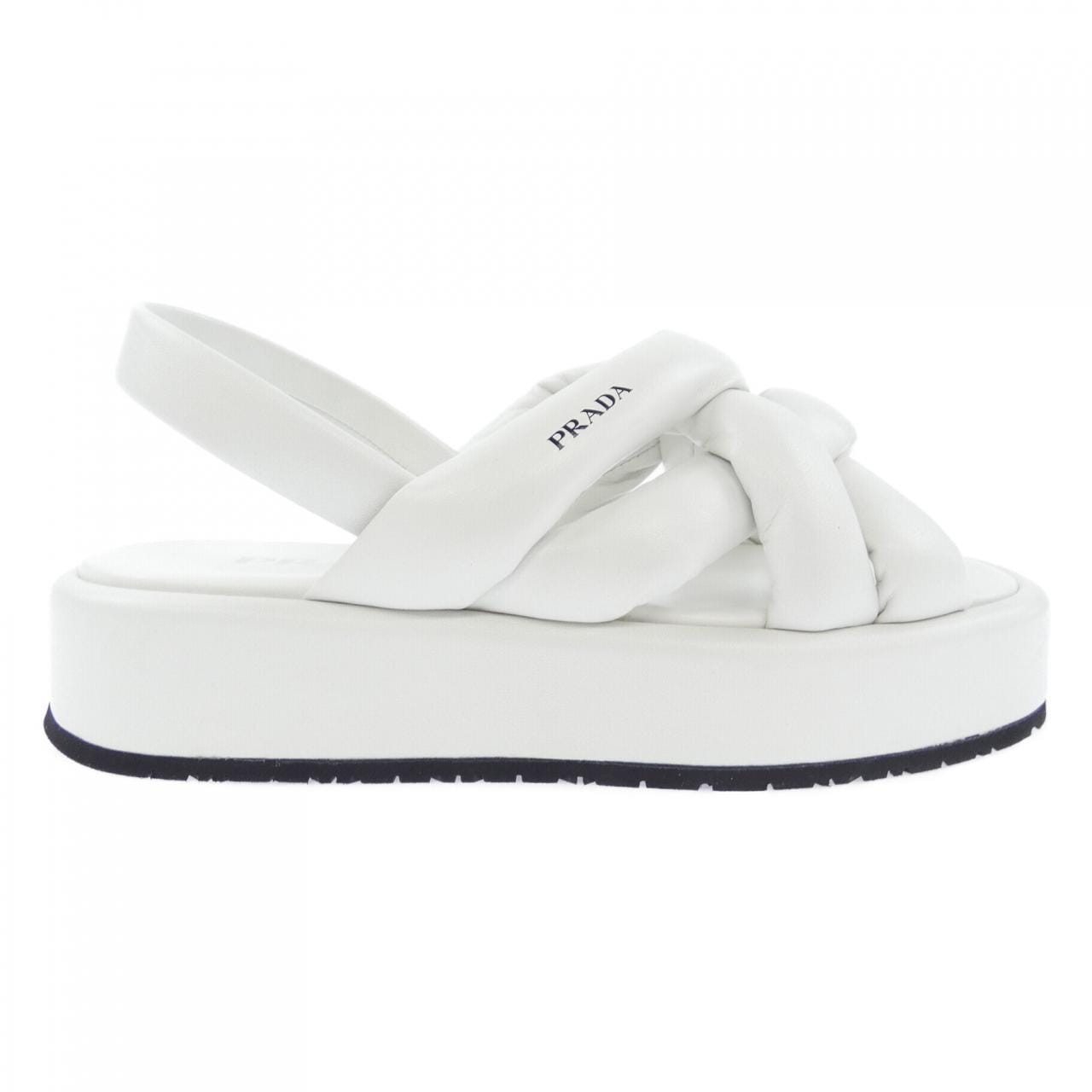 プラダ PRADA 1XZ747 フラットフォーム サンダル
