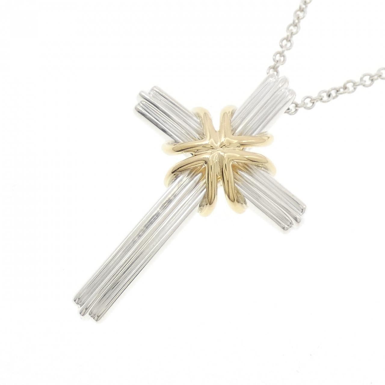 ティファニー 925/750YG ネックレス