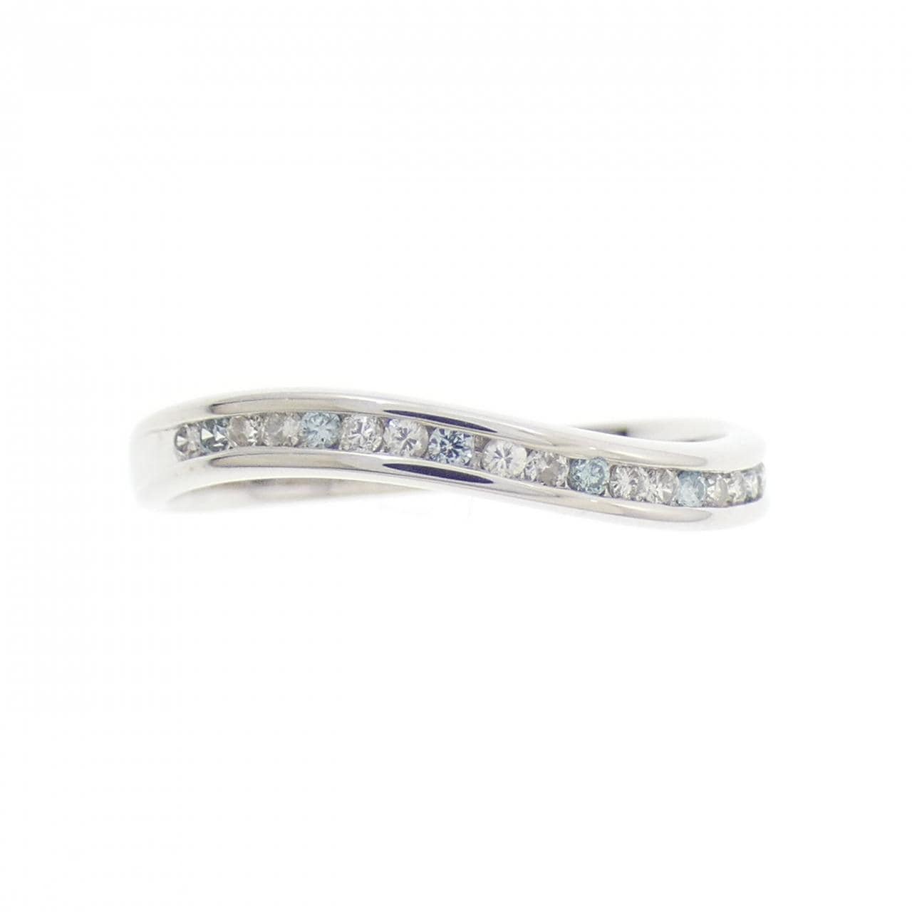 K18WG ダイヤモンド リング 0.12CT