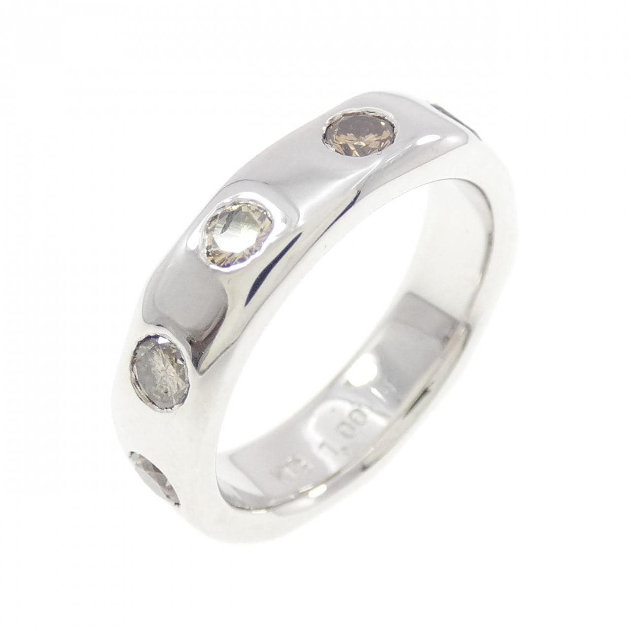 K18WG ダイヤモンド リング 1.00CT