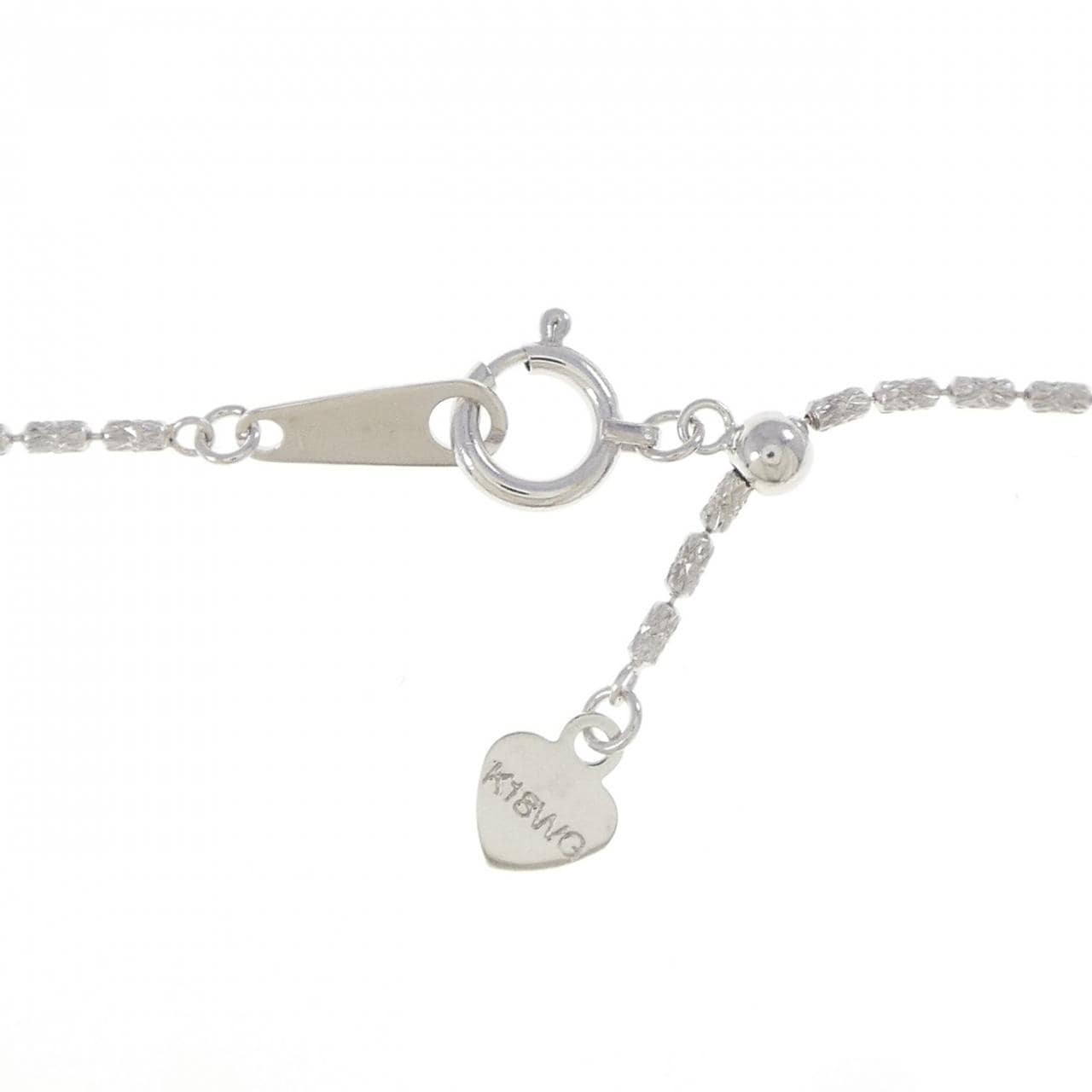 K18WG ネックレス