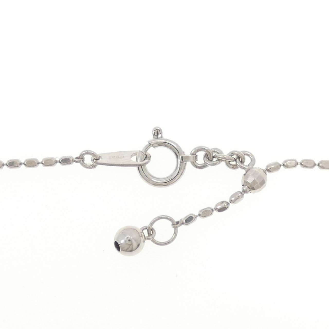 K18WG ダイヤモンド ネックレス 0.213CT