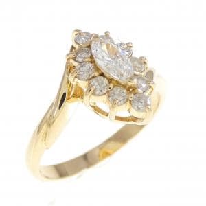 K18YG ダイヤモンド リング 0.51CT