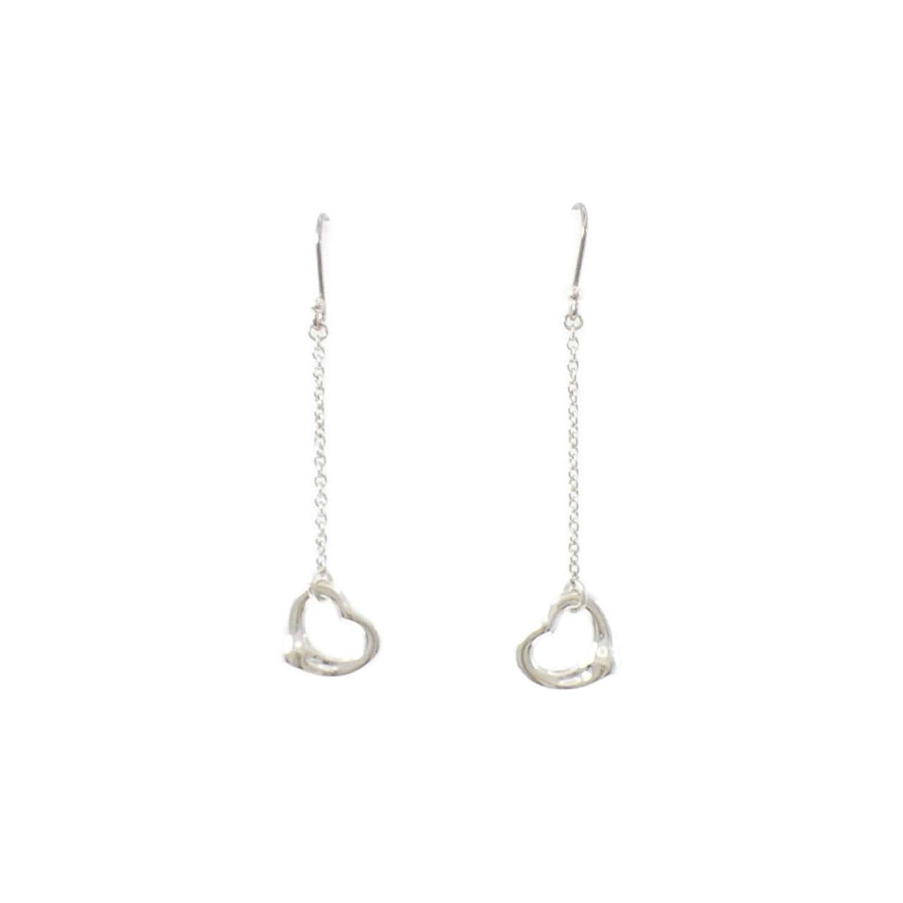 ティファニー オープンハート ドロップ ピアス