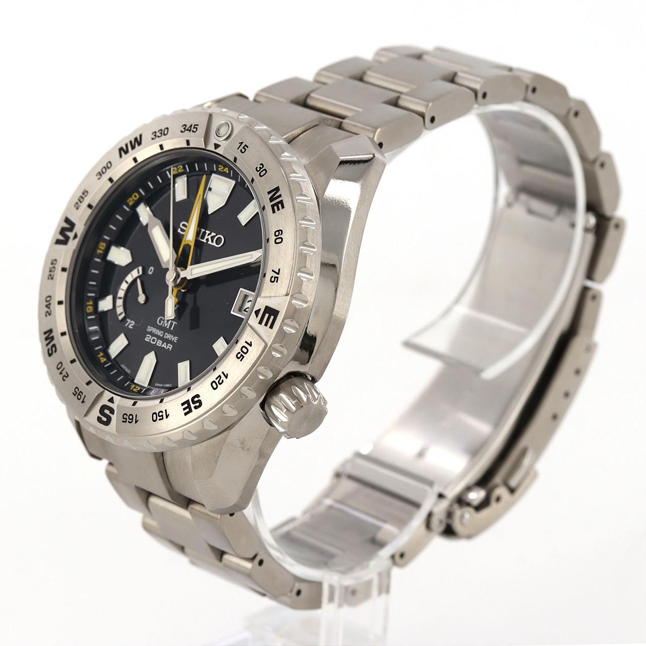 セイコー プロスペックス･スプリングドライブ GMT 5R66-0BM0/SBDB029 TI 自動巻
