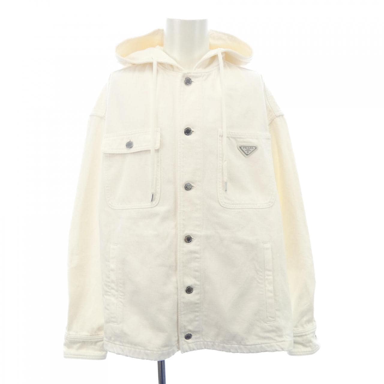 プラダ PRADA トライアングルロゴ GEC108 SOOO 14LW デニムジャケット
