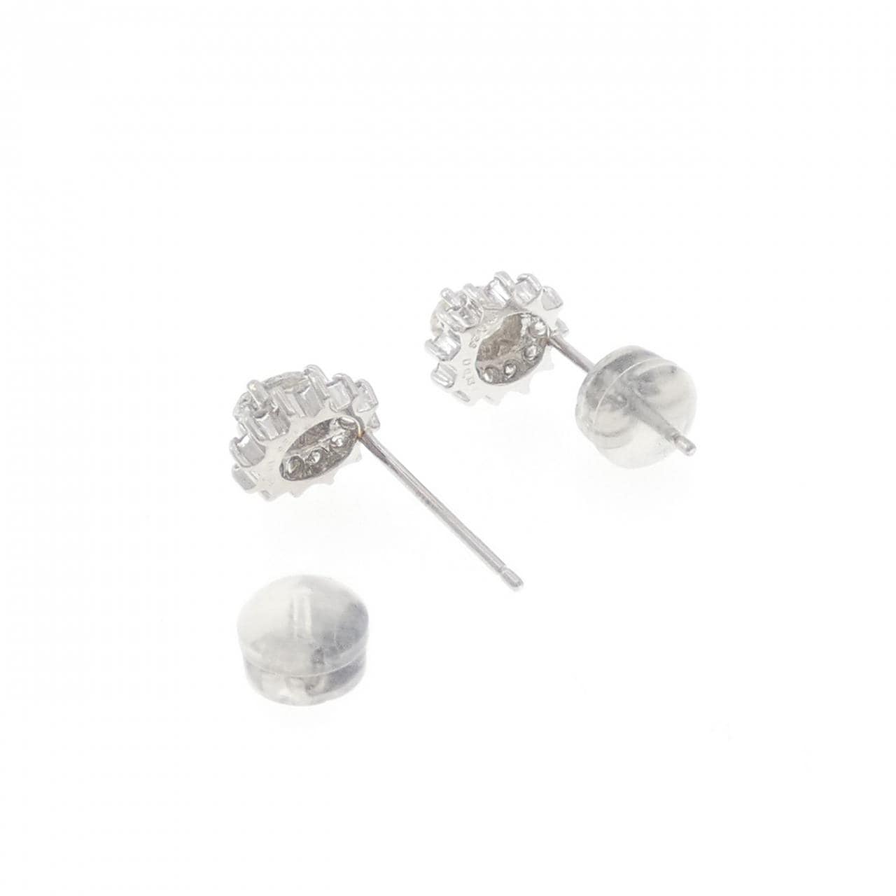 PT900 ダイヤモンド ピアス 0.49CT