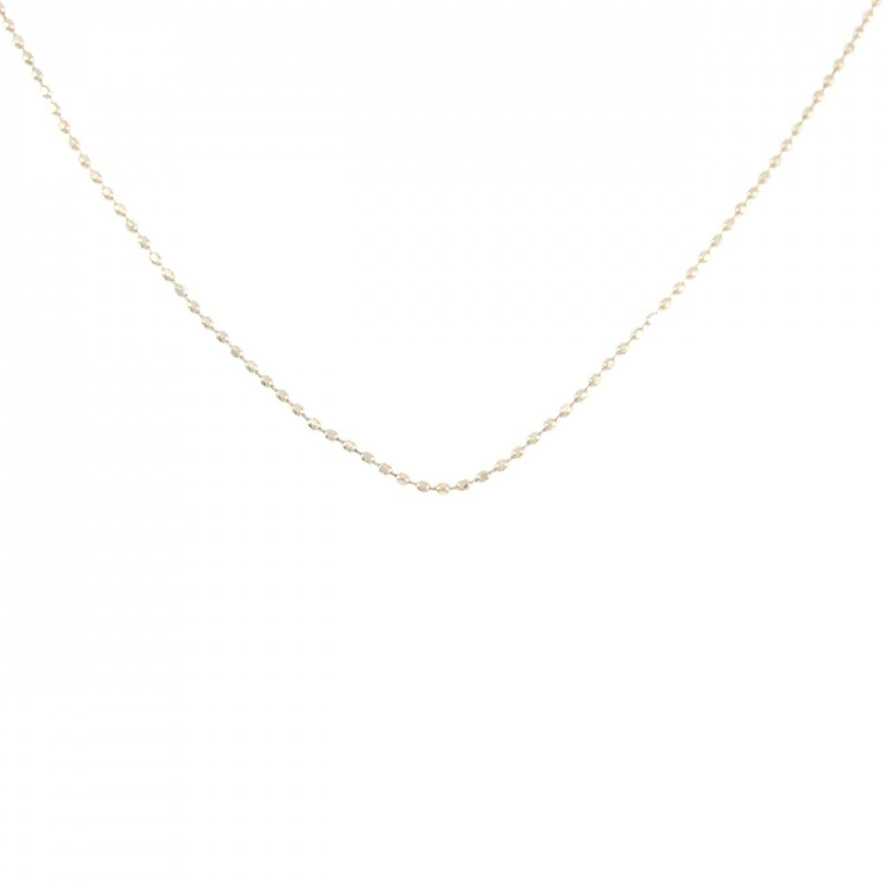 K10YG ball chain necklace